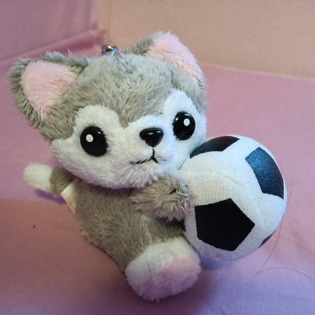 Toy plush puppy pendant Husky!
