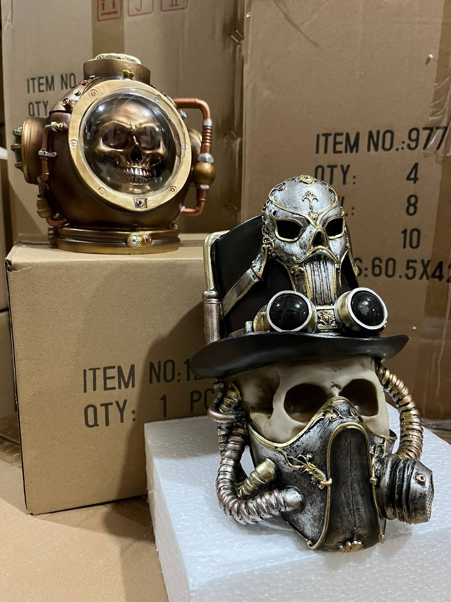Punk skeleton ornaments.Exit Europe.The design is cool, all of which are samples provided by European customers