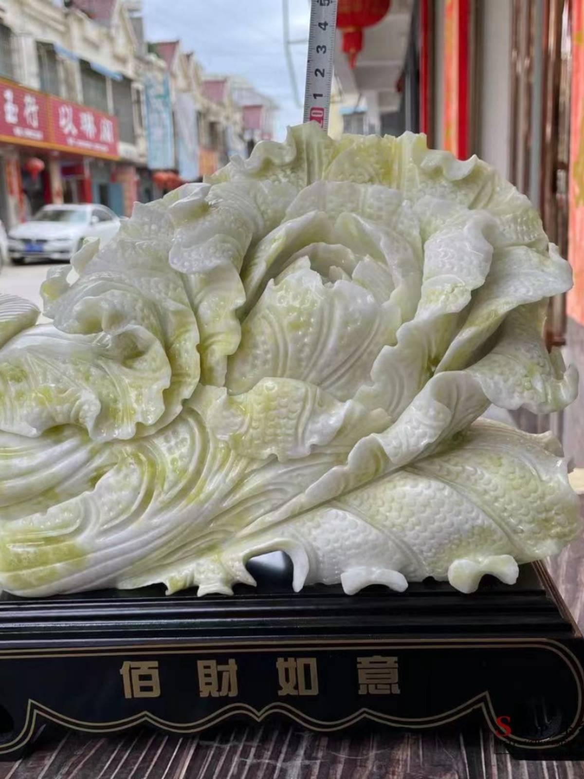 Natural Saitama cabbage ornaments home living room office desktop wine cabinet store opening gift decoration decoration