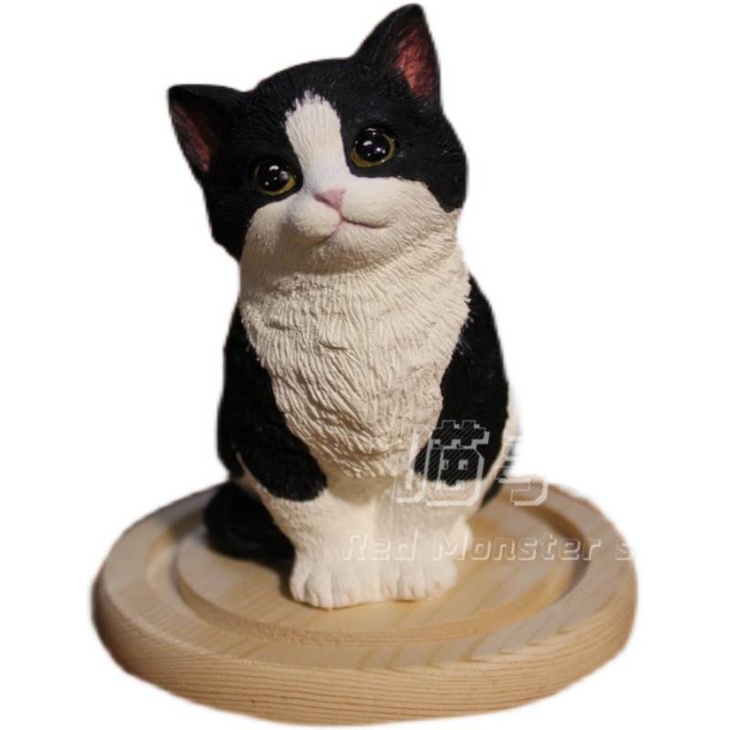 Customized cat gypsum pet commemorative desktop ornament
