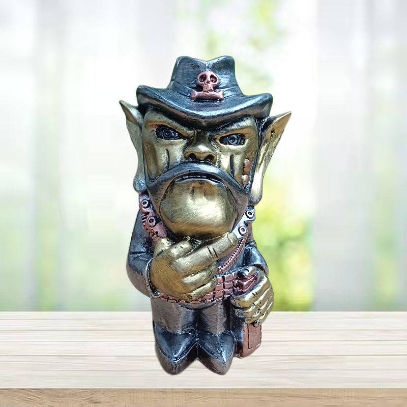 Cross -border resin metal craft garden decoration