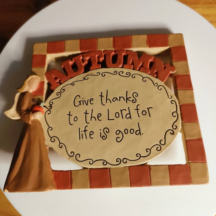 85262 Fuli resin American retro Thanksgiving word brand new inventory tail single veteran craft gift