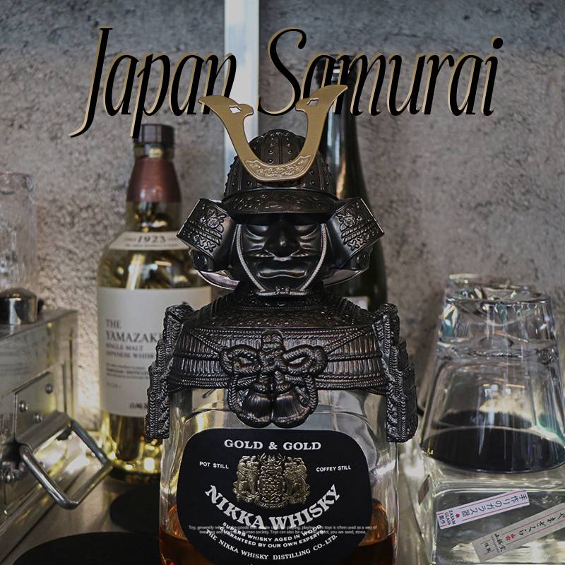 Exit Japanese Black Samurai Water Bottle Pack