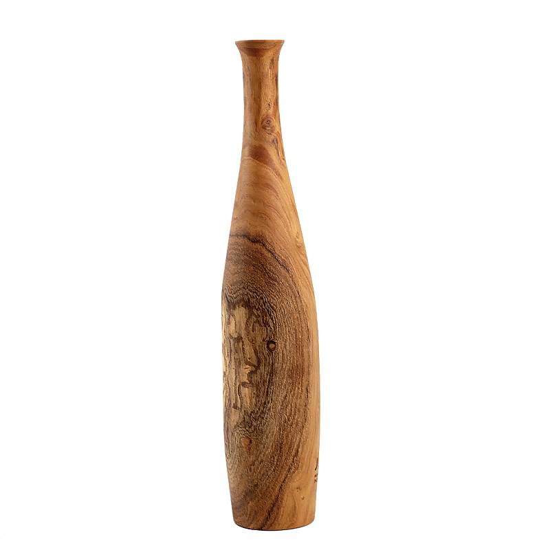 Wooden vase Exit Tail Single -style Home Packing Nordic Loggal Flower Hiber B & B.