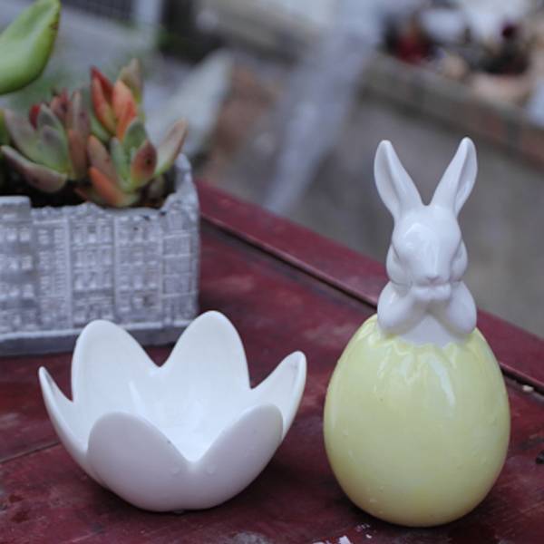 Bunny ceramic decoration cartoon home gift garden garden grocery grocery