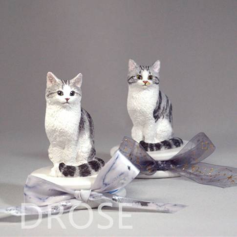 Pet cat custom aromatherapy British short beautiful short cloth puppet pet cat commemorative custom decoration fragrance couple gift