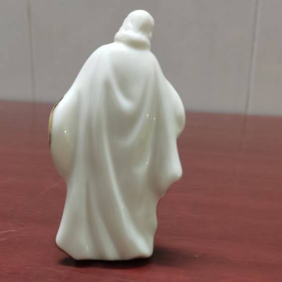 Exporting the original single -tailed ceramic hand -painted painting gold standing the priest full porcelain decoration creative gift crafts