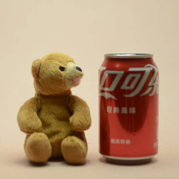 Tail single export foreign plush toy embroidered brown bear pendant doll doll