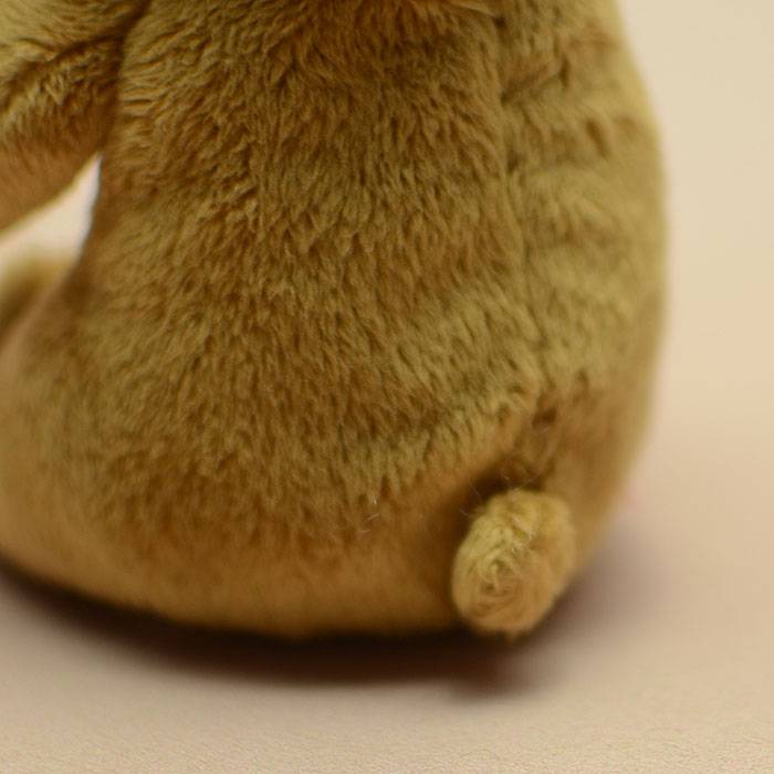 Tail single export foreign plush toy embroidered brown bear pendant doll doll