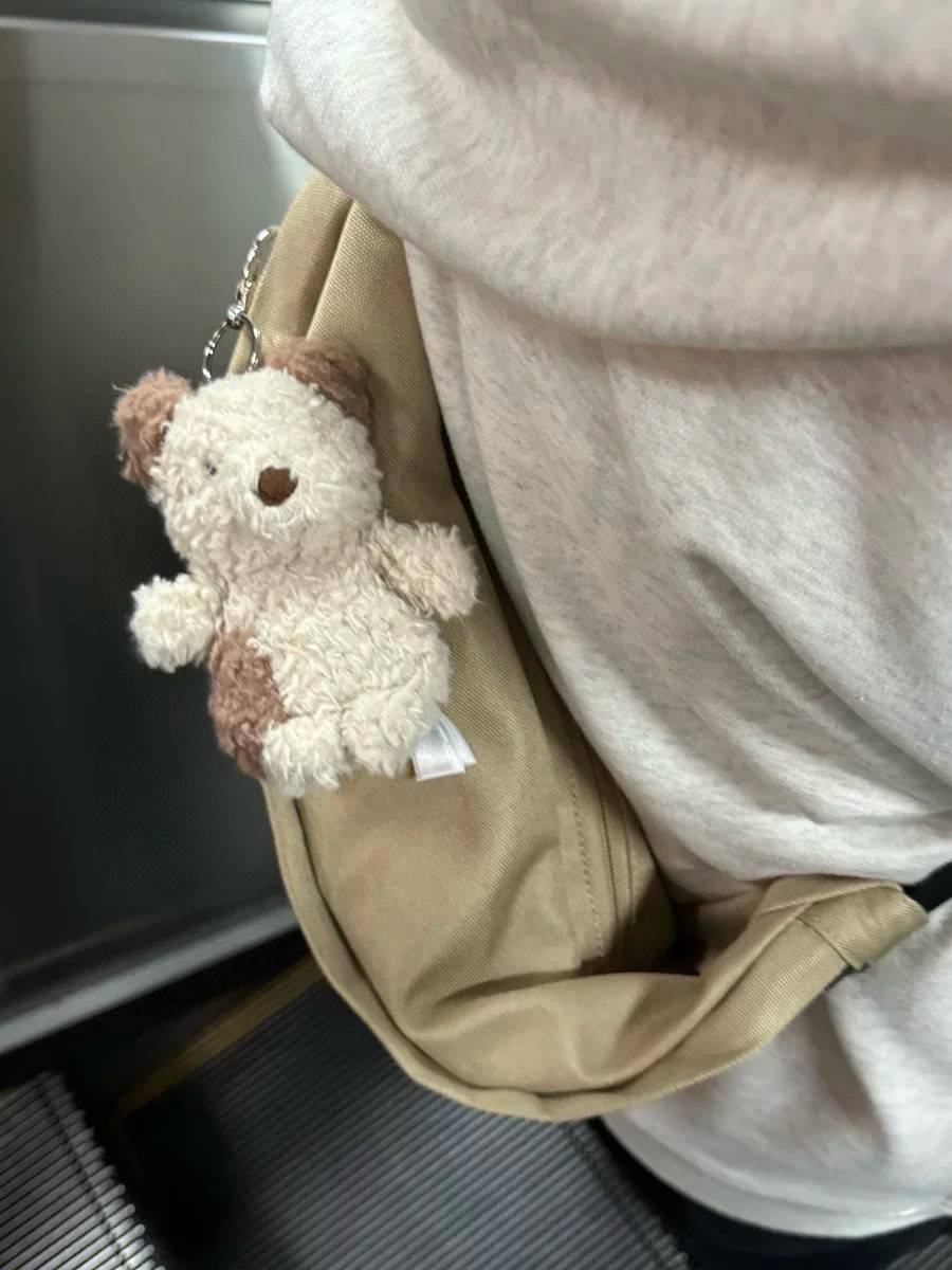 JC new rolling puppy doll pendant bag cute doll unwell and play plush toys