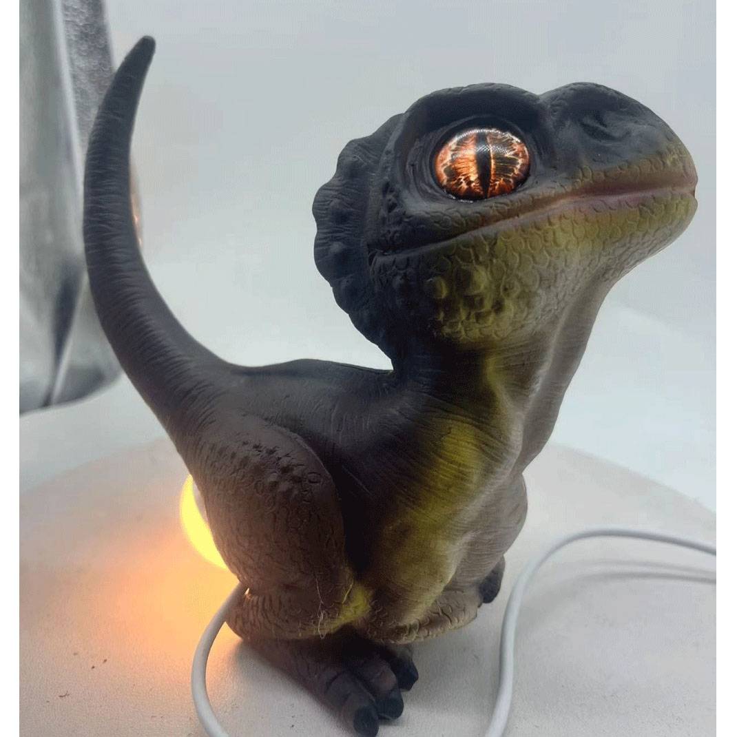 Cross -border new product Jurassic Mother Dinosaur Light Resin Crafts Crafts Light Light Decoration Swing Atmosphere Gift Gift Gifts