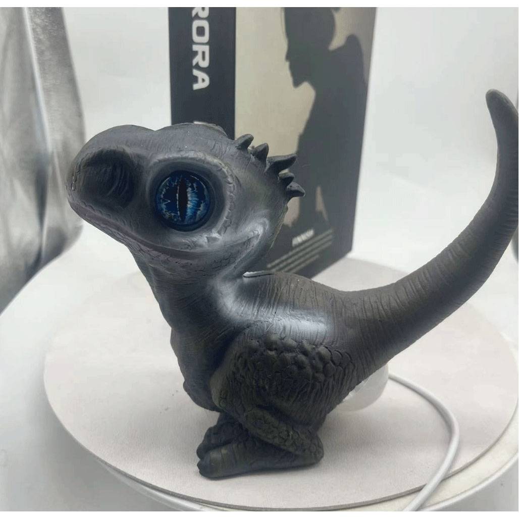 Cross -border new product Jurassic Mother Dinosaur Light Resin Crafts Crafts Light Light Decoration Swing Atmosphere Gift Gift Gifts