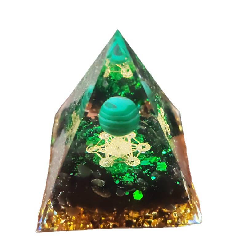 New cross -border crystal gold tower crushing crystal gold tower desktop ornament