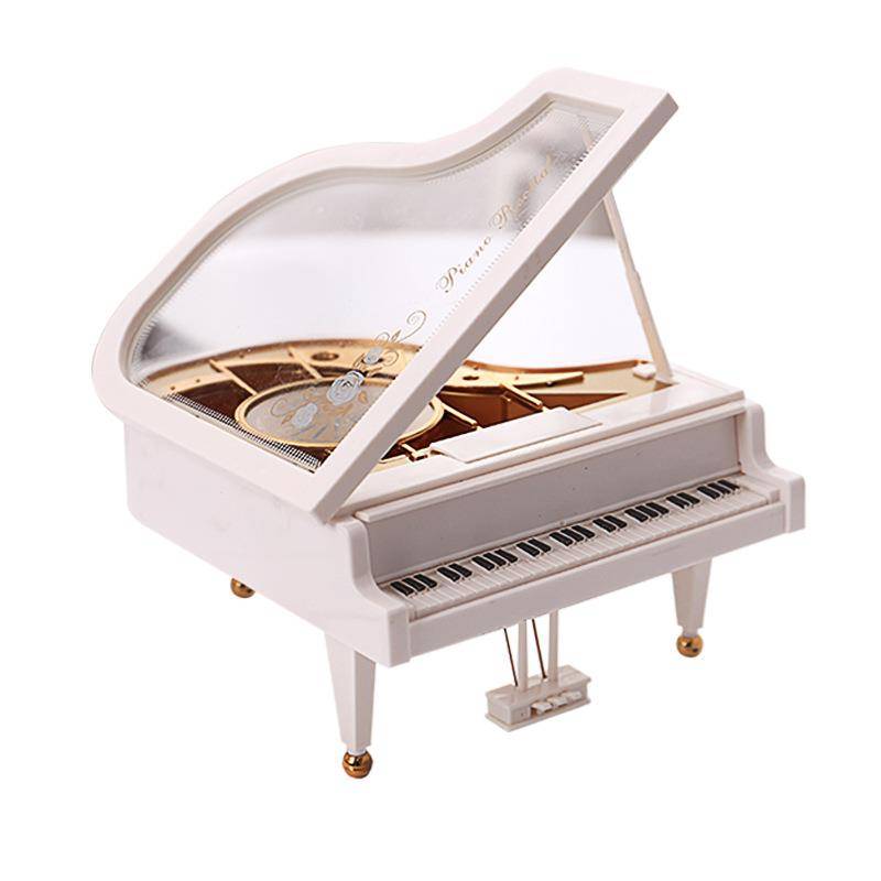 Piano Music Box Sky City Eight Voice Box Starting School Girls Girlfriends Graduation Year Gifts