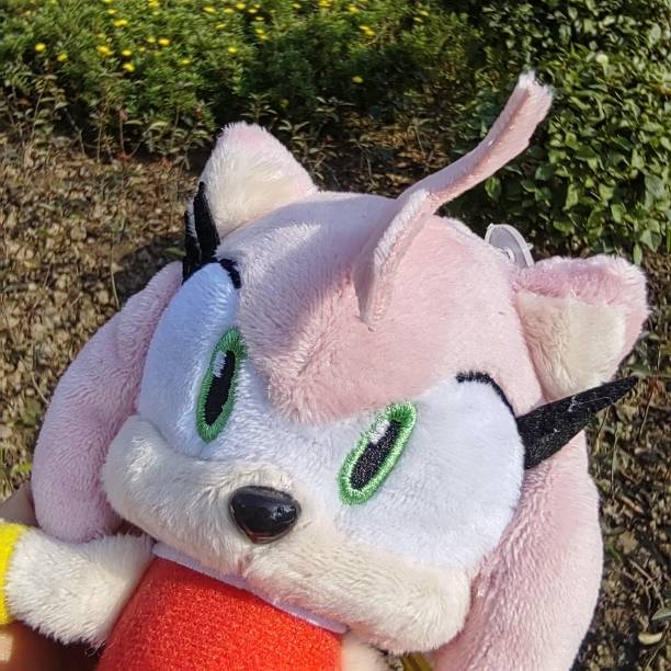 Tail goods Sonic Ai rice pink plush doll toy soinc plush toy doll pendant
