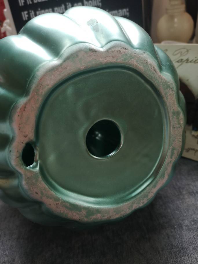 "Ink Porcelain" porcelain crafts ceramic green pumpkin ornament decoration orphans