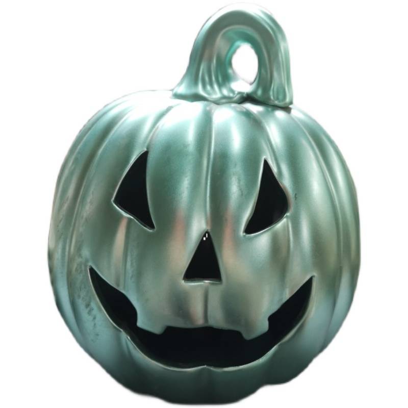 "Ink Porcelain" porcelain crafts ceramic green pumpkin ornament decoration orphans