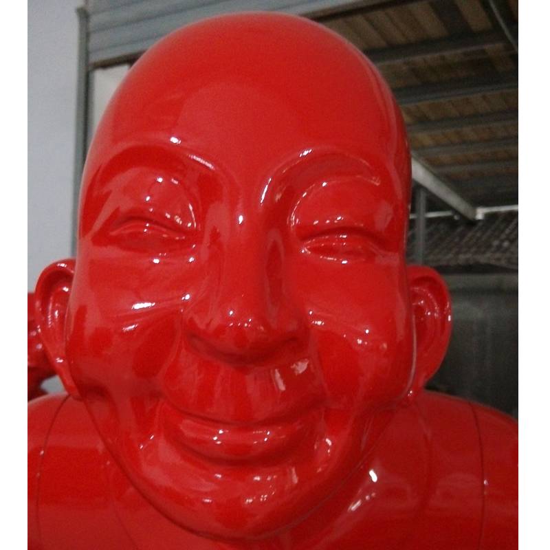 FRP polite elderly people like welcome people sculpting hotel club KTV mall opening to recruit wealth landing ornaments