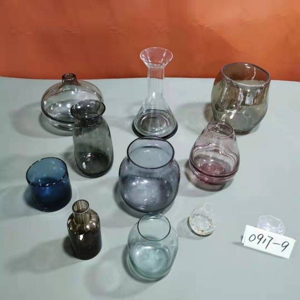 Blind box random Nordic style orphan crystal glass vase soft home design flower shop home model room decoration