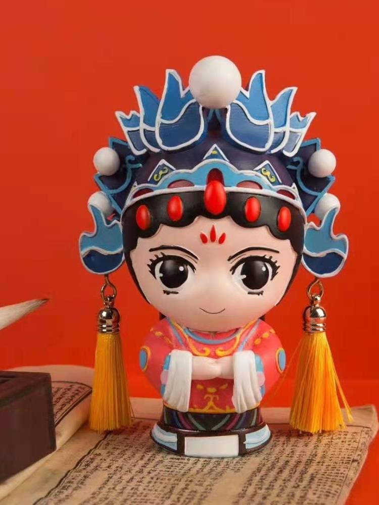 Custom resin decoration cartoon mascot doll resin