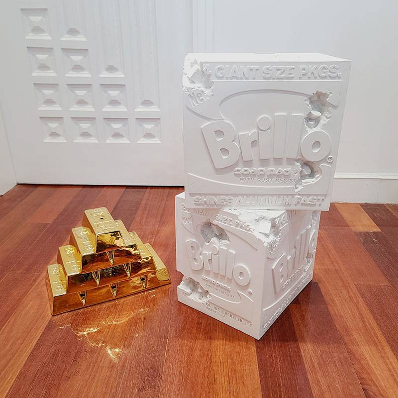 Daniel co -branded sandstone's Broshi box trend home sculpture box art ornament tide products ins