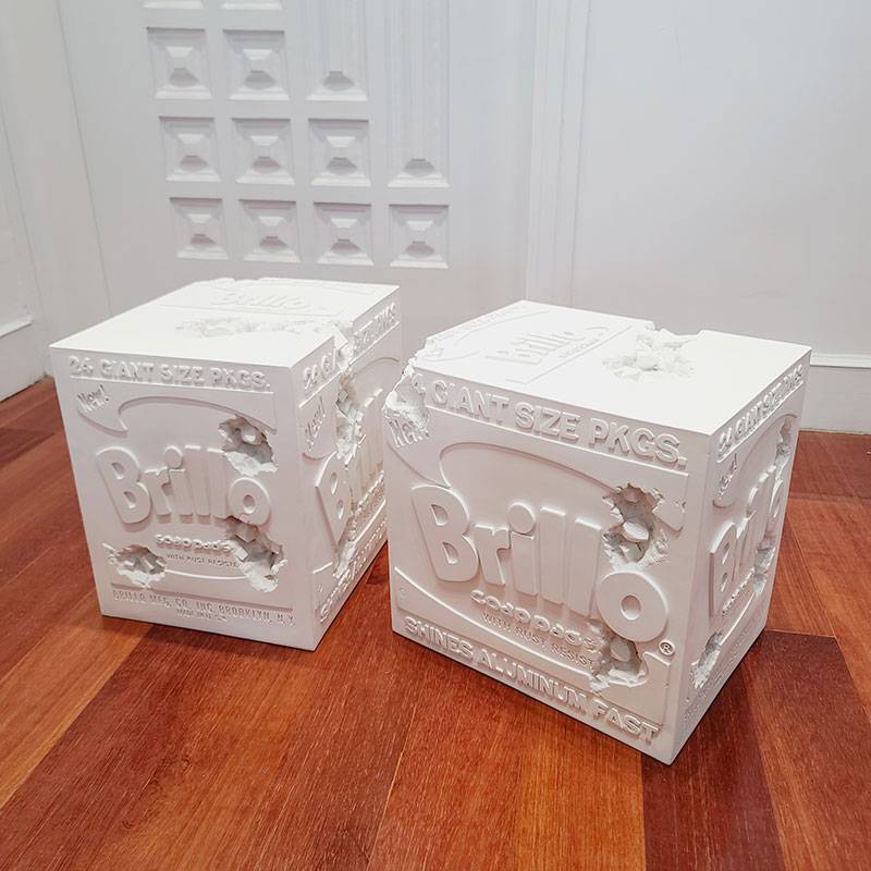 Daniel co -branded sandstone's Broshi box trend home sculpture box art ornament tide products ins