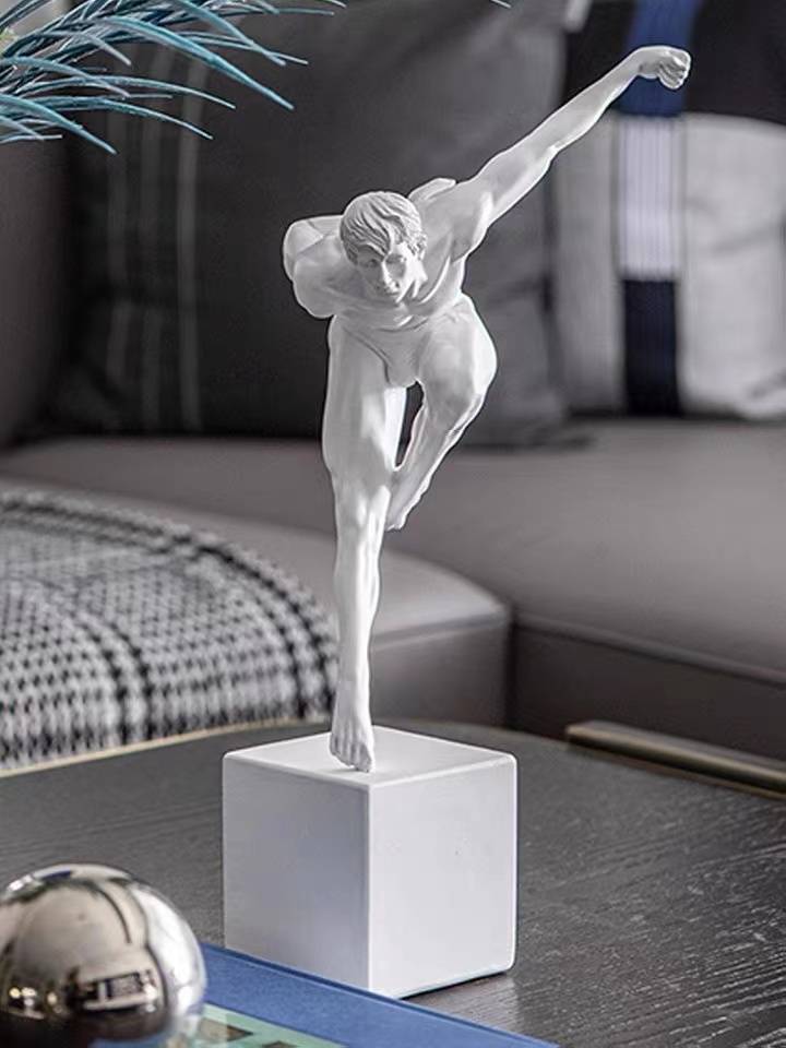 Resin ornament modern minimalist living room