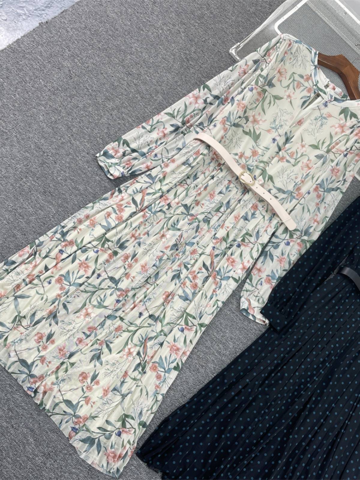 H -shaped color soft large elastic slim dress