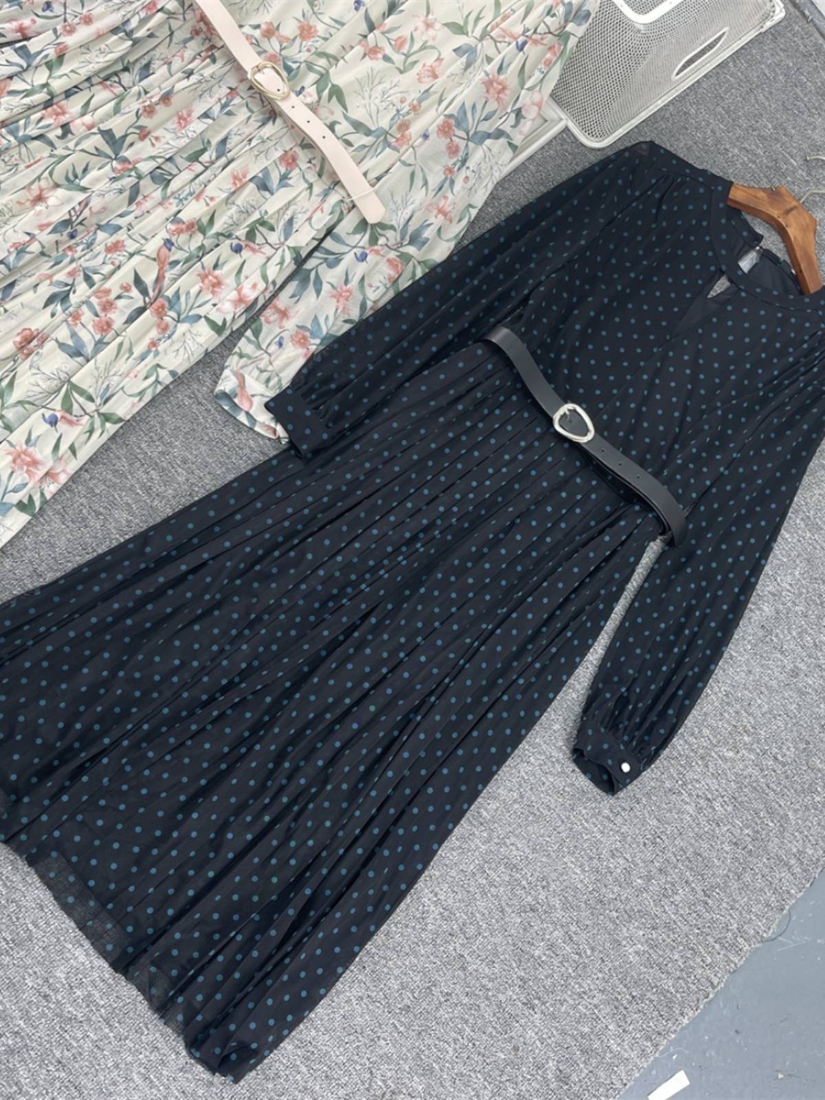 H -shaped color soft large elastic slim dress