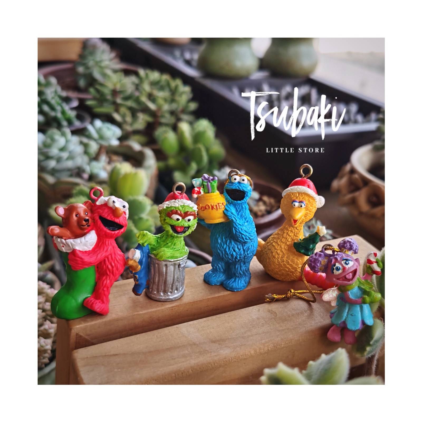 Exit European and American sesame street resin ornament pendants
