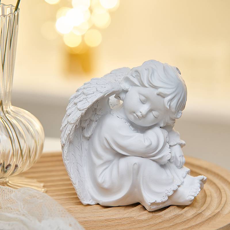 European -style retro character sculpture ornaments Creative art porch living room model room senior sense niche decoration