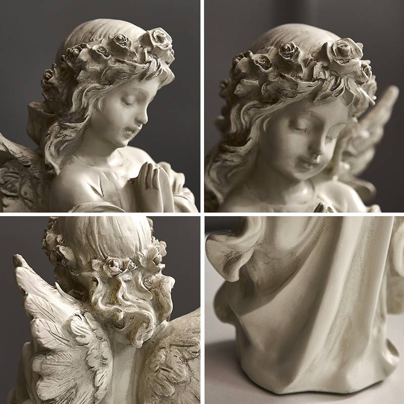 European -style retro character sculpture ornaments Creative art porch living room model room senior sense niche decoration