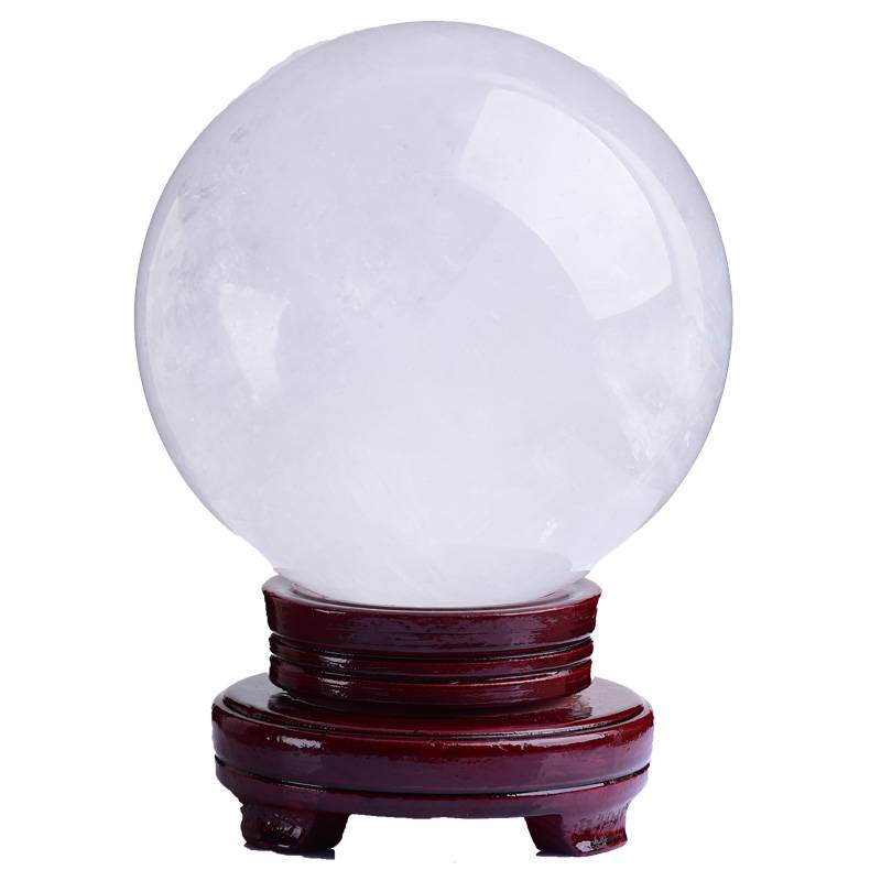 Natural white crystal ball East Sea Crystal Gifts