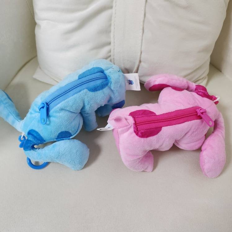 Export Blue'sClueSyou Blue Spot Dog Pink Dog Plush Doll Pendant