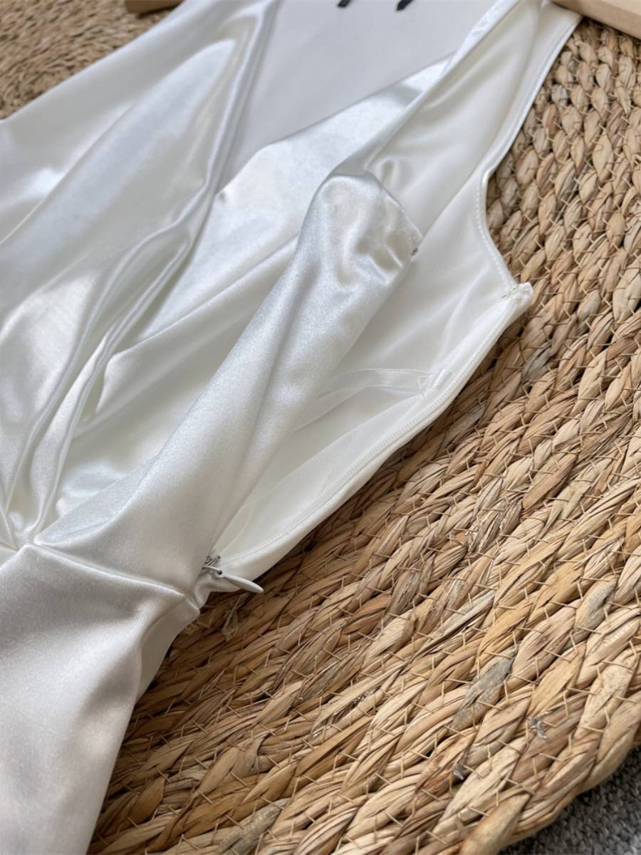 E6 satin fabric ~ Mei Shan Da brand pure Yuan elegant irregular skirt coats and dress women's sinks are super good