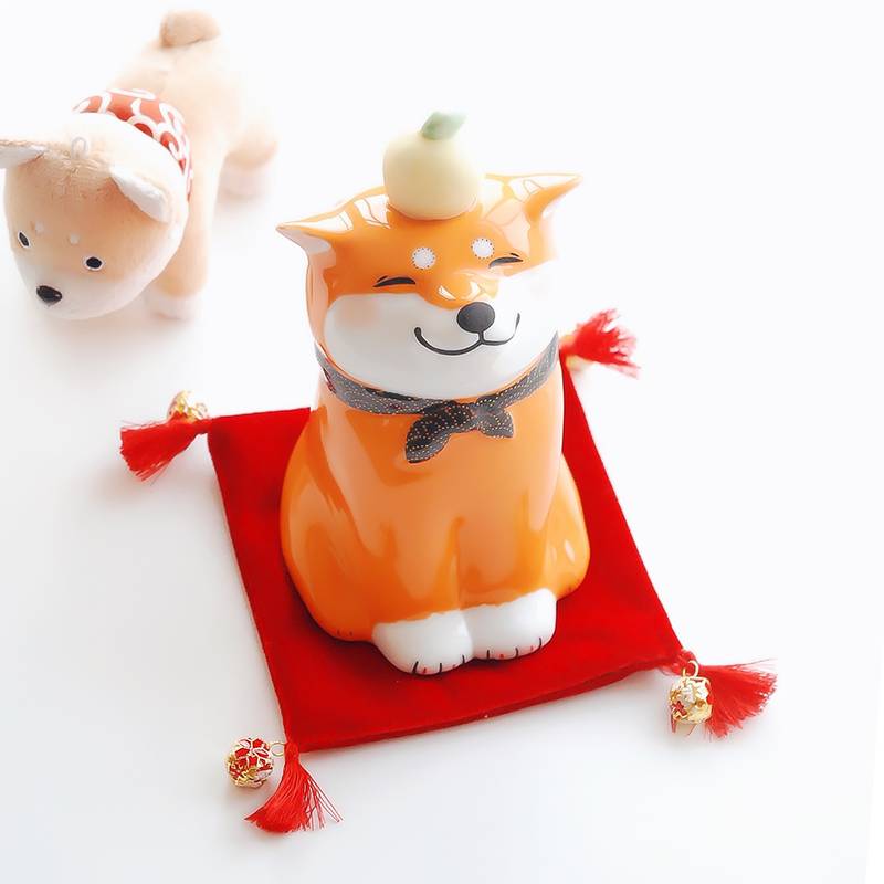 Pray for blessings to recruit wealth cats and dog decoration home decoration birthday opening gift ornaments