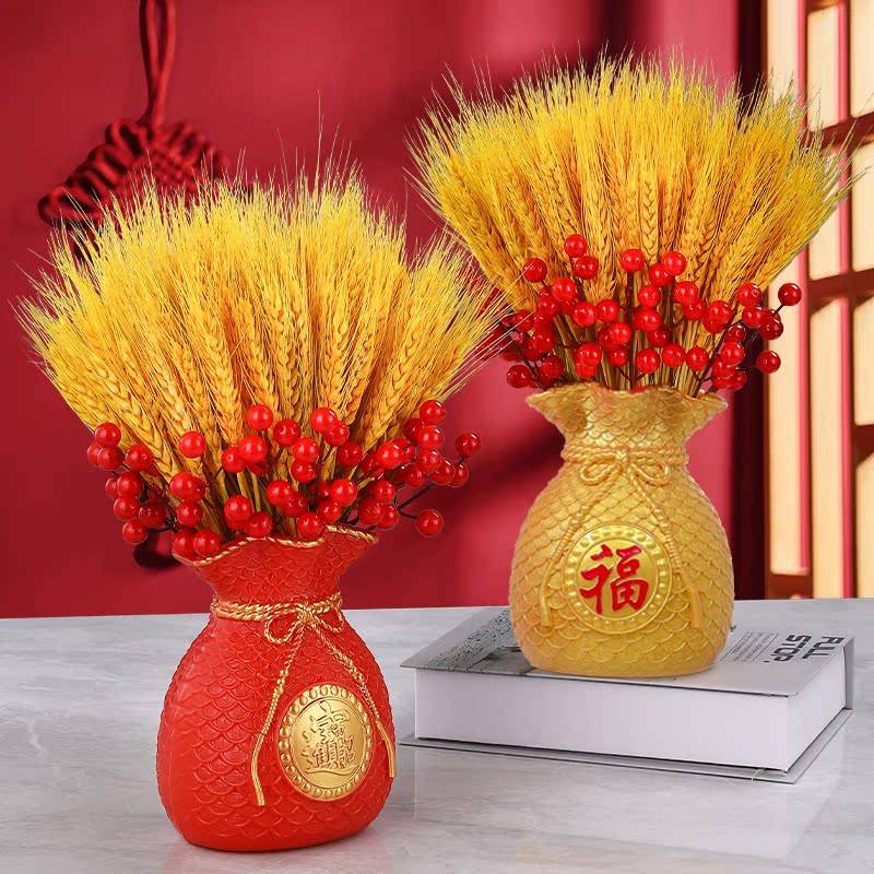 It's so festive ~~~ Big wheat getting rich fruits moved ornaments