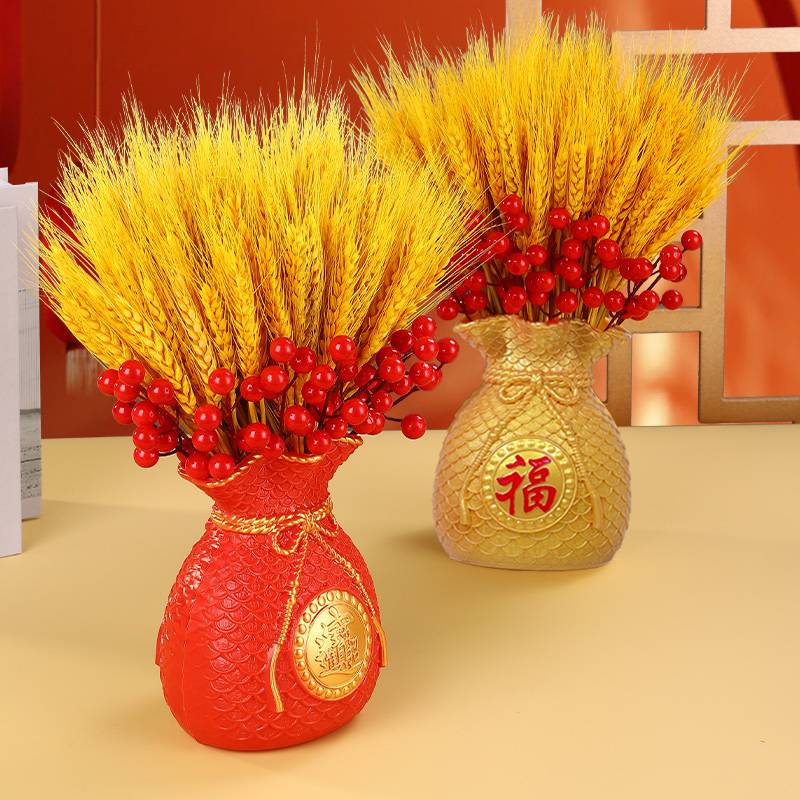 It's so festive ~~~ Big wheat getting rich fruits moved ornaments
