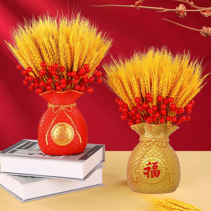 It's so festive ~~~ Big wheat getting rich fruits moved ornaments