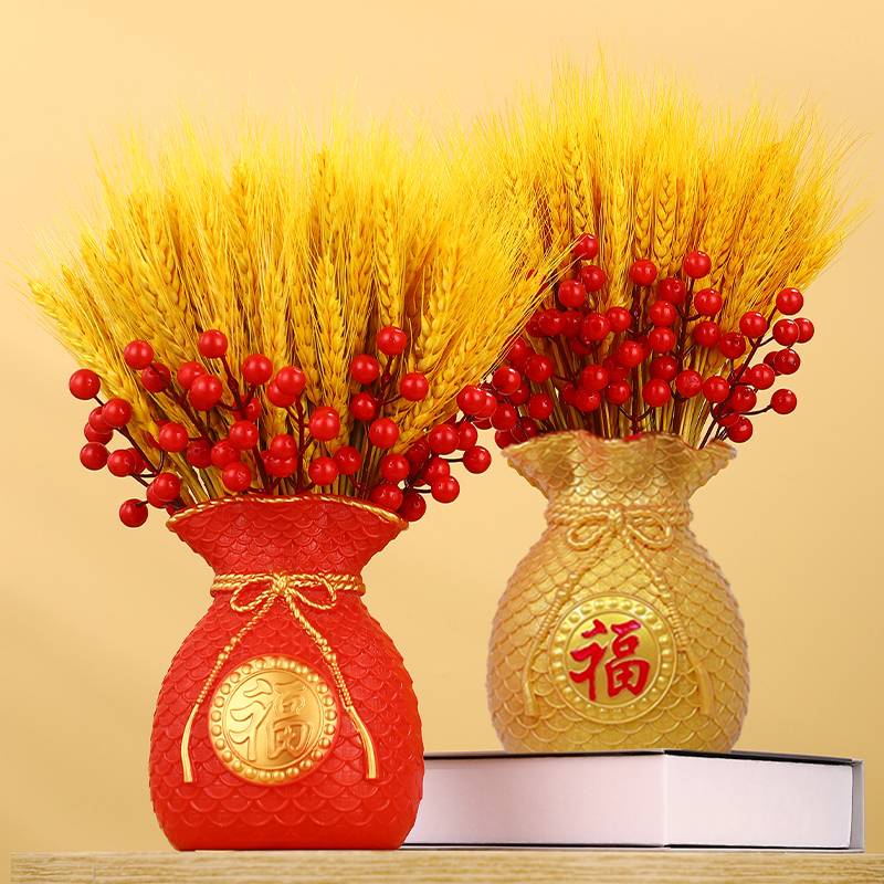 It's so festive ~~~ Big wheat getting rich fruits moved ornaments