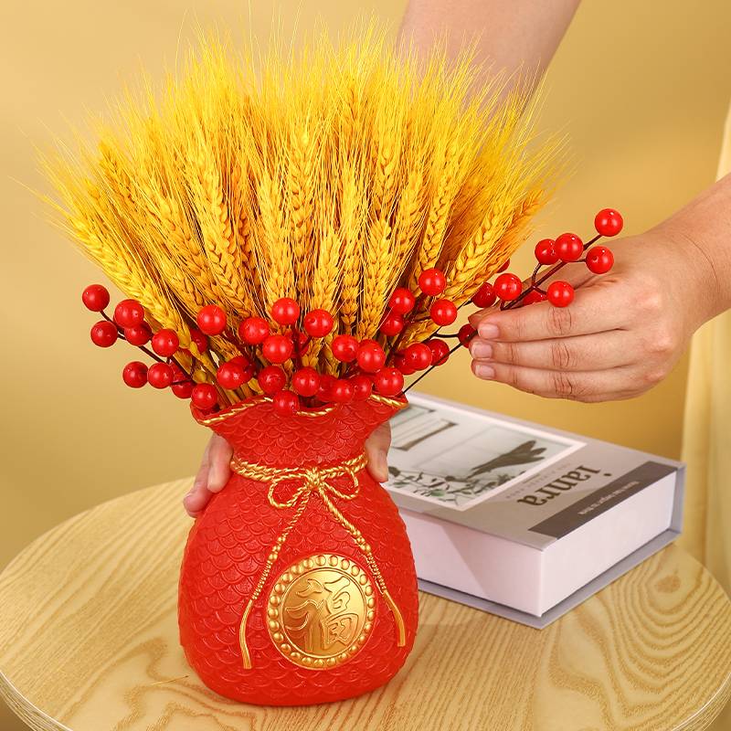 It's so festive ~~~ Big wheat getting rich fruits moved ornaments