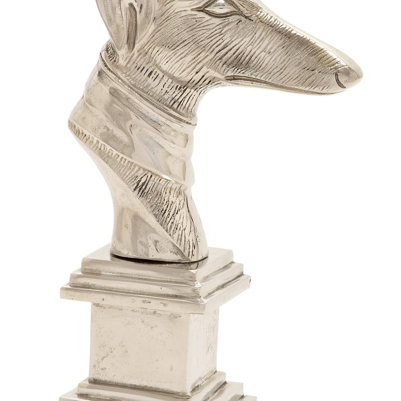 American rural aluminum D pre -living living room dog head decoration display home study animal ornament hotel shop shop window show exhibition