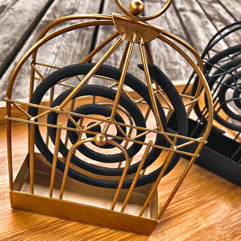 House iron sandalwood cage fashion wind connects gray disk