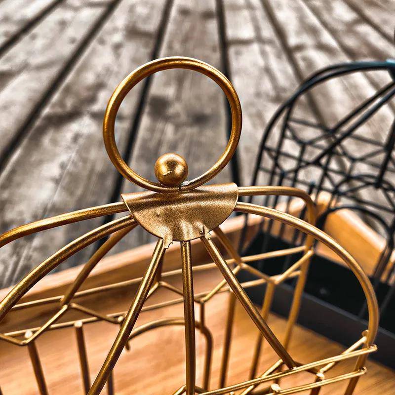 House iron sandalwood cage fashion wind connects gray disk