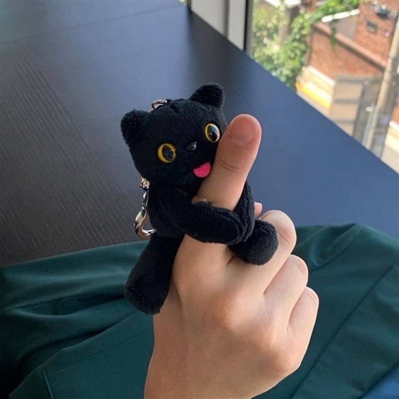 New product is limited to New Korean Single Powerful Plush Toys Cute Cat W Mids Trade Key Buckle