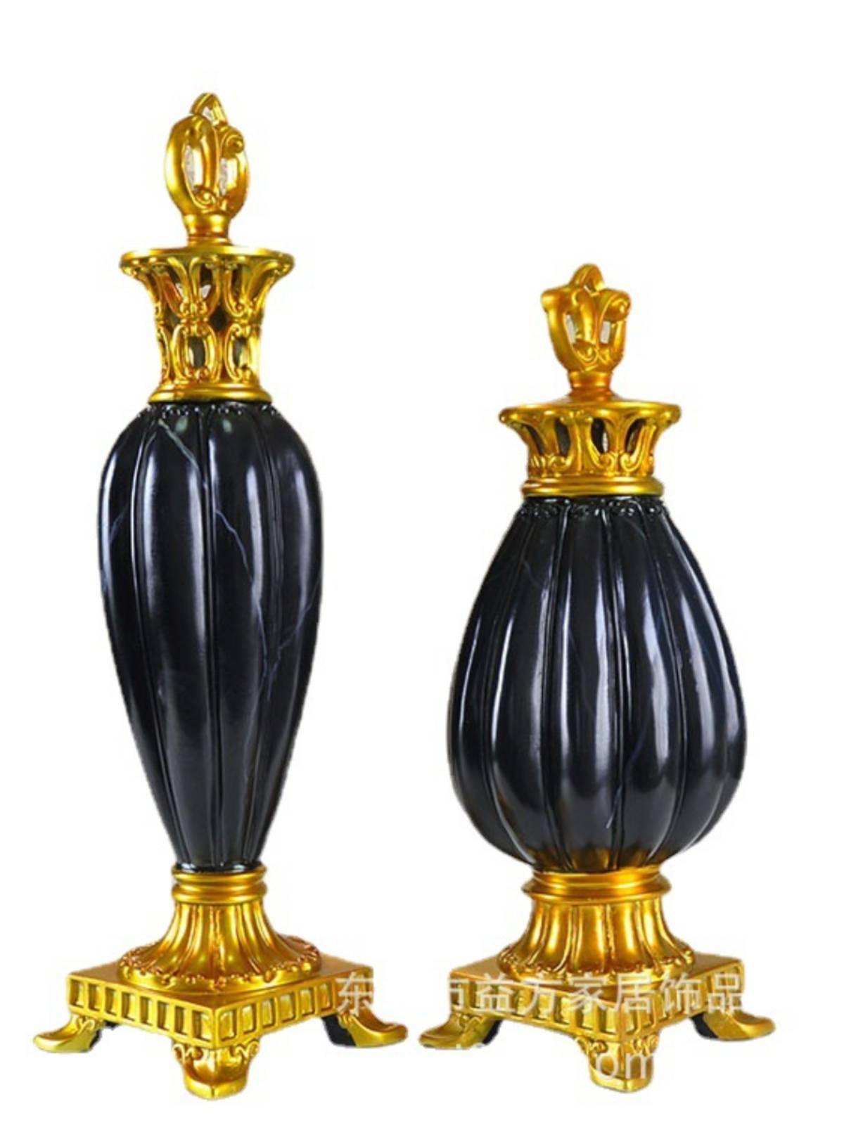 New product modern minimalist American rural imitation pumpkin abstract ornament bedroom shop set up TV cabinet resin products