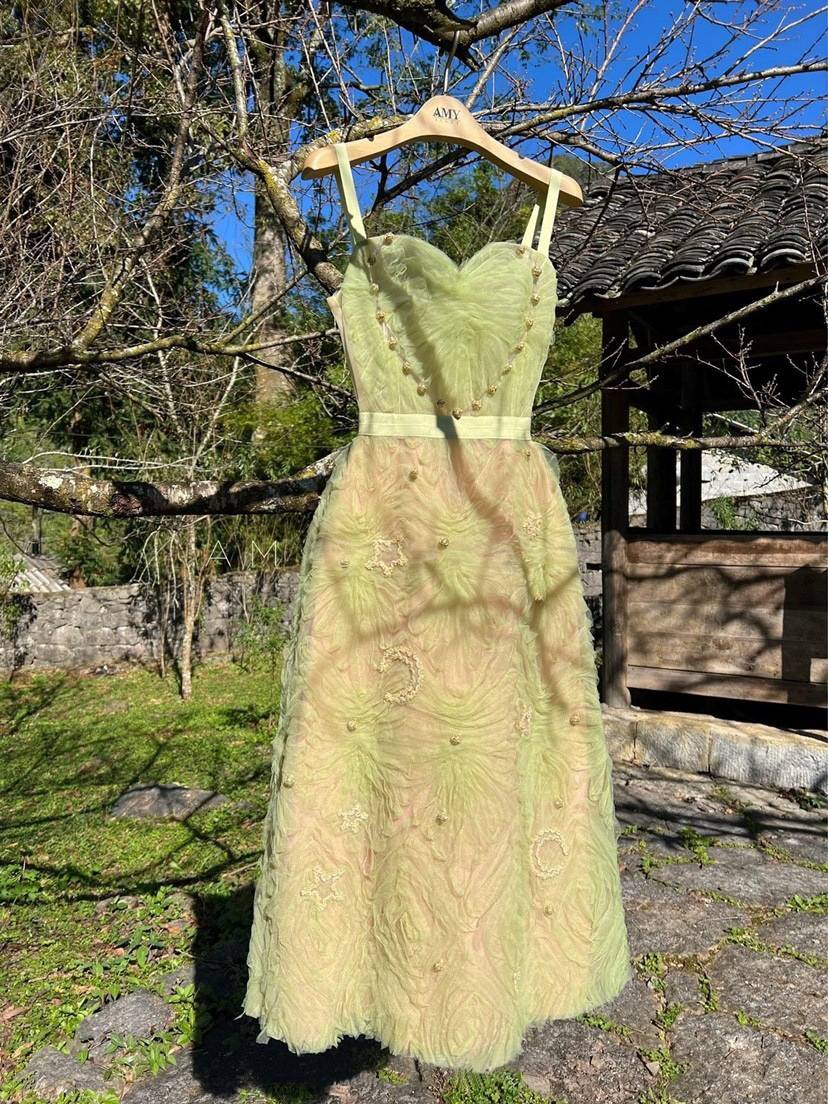 Vietnamese niche design sense suspended skirt temperament long skirt