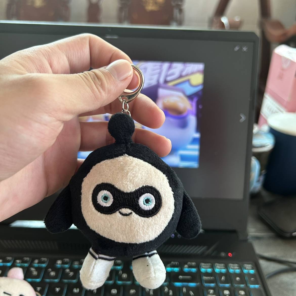 Export quality eggs party plush small pendant doll cute kawaii pendant to send girlfriend