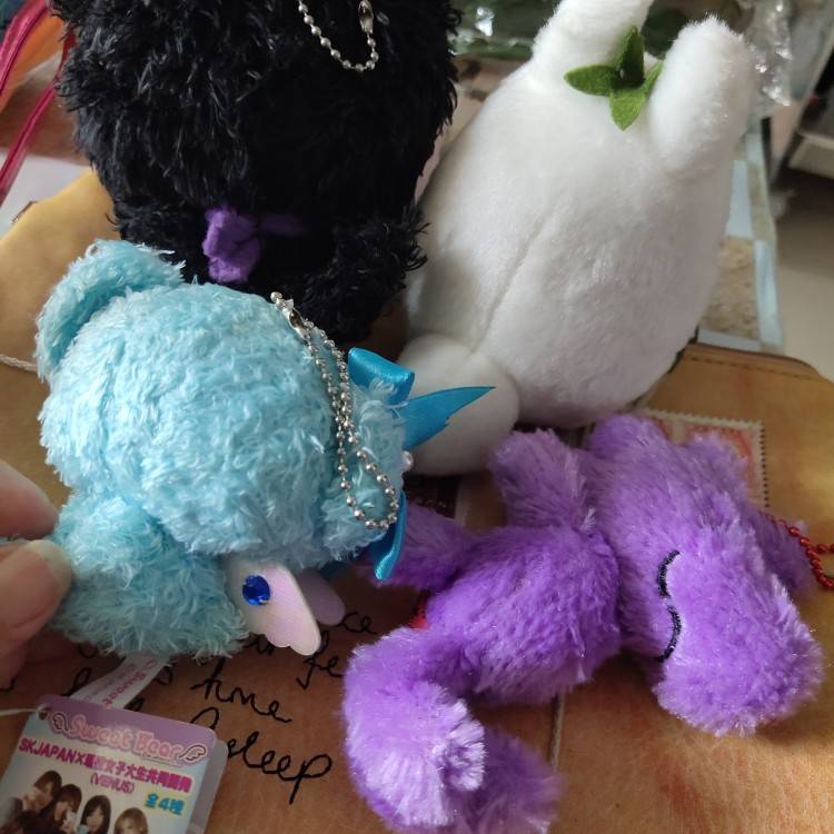 Plush little doll pendant