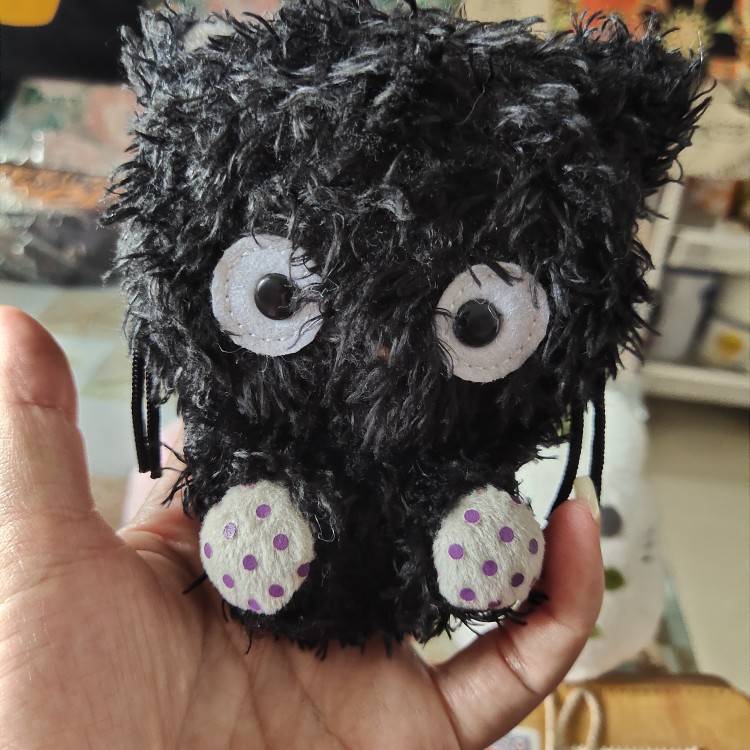 Plush little doll pendant